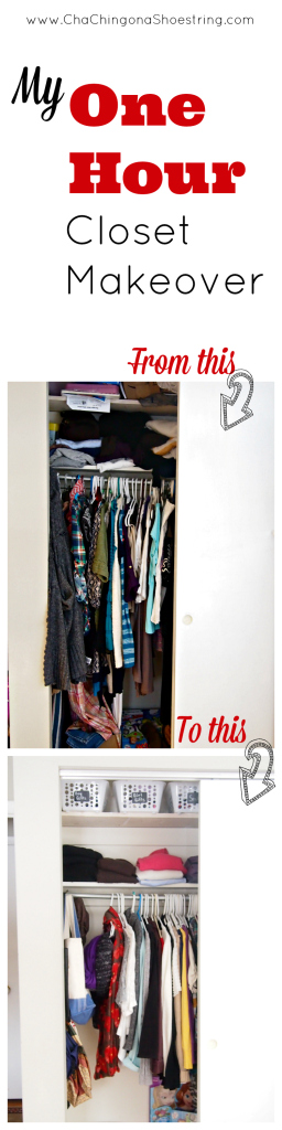 One Hour Closet Organization