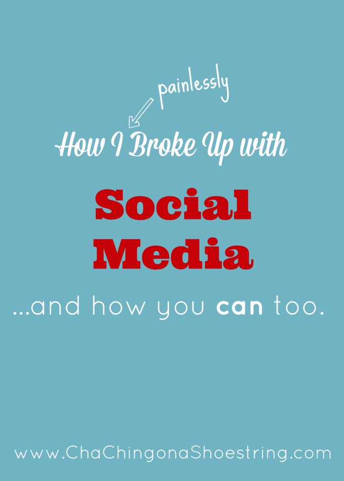 Breaking Up with Social Media