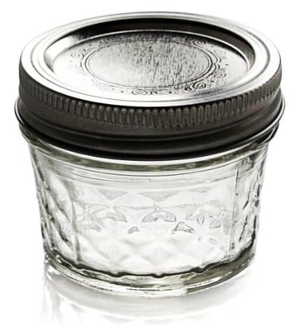 Ball Jar Crystal Jelly Jars with Lids and Bands Set of 12