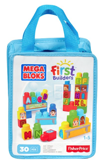 Mega Bloks First Builders ABC Spell, 30-Piece