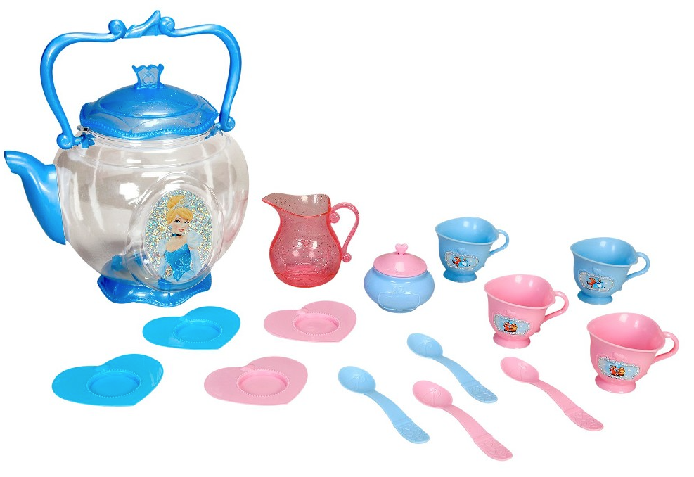 princess tea set with cart