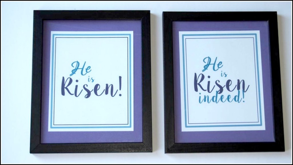 Easter Printables He is Risen