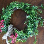 How I Made A Simple Spring Wreath in just 10 Minutes