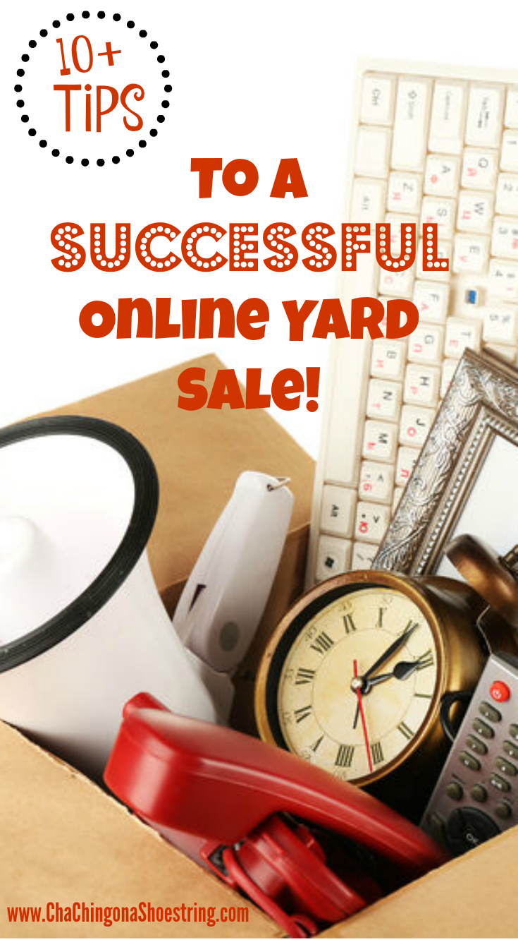 online yard sale - Pin