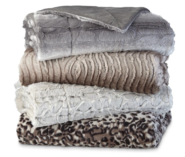 Cannon Faux Fur Throws for $11.69 (Reg. $40)