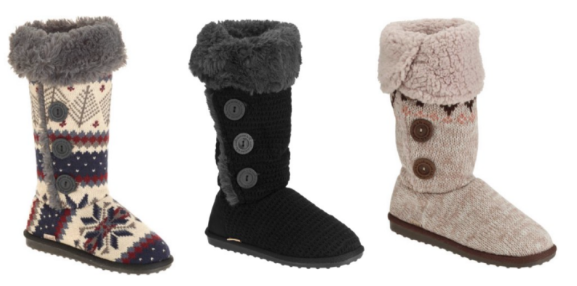 Muk Luks Women’s Slipper Boots...