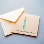 Super Easy DIY Watercolor Birthday Cards