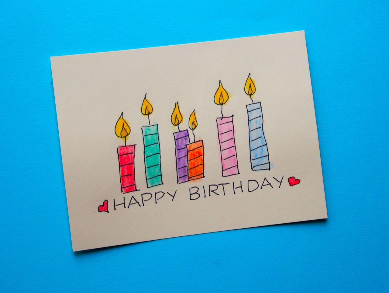 8 Super-Easy DIY Watercolor Birthday Cards - Cha-Ching on a Shoestring™