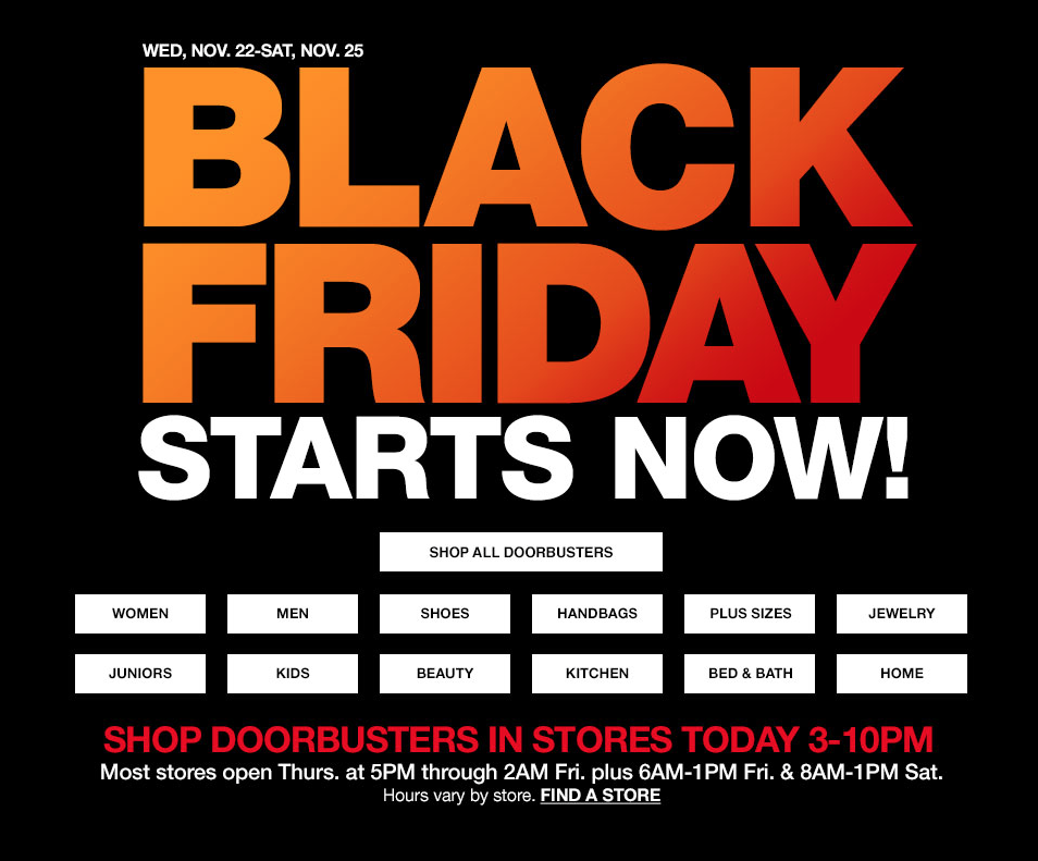 Macy&#39;s: Black Friday Sale Live Now! - Cha-Ching on a Shoestring™