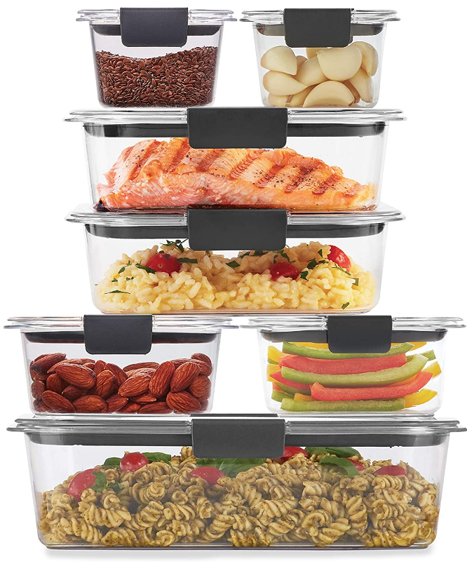 Rubbermaid Brilliance Storage Containers Are On Sale For Prime Day